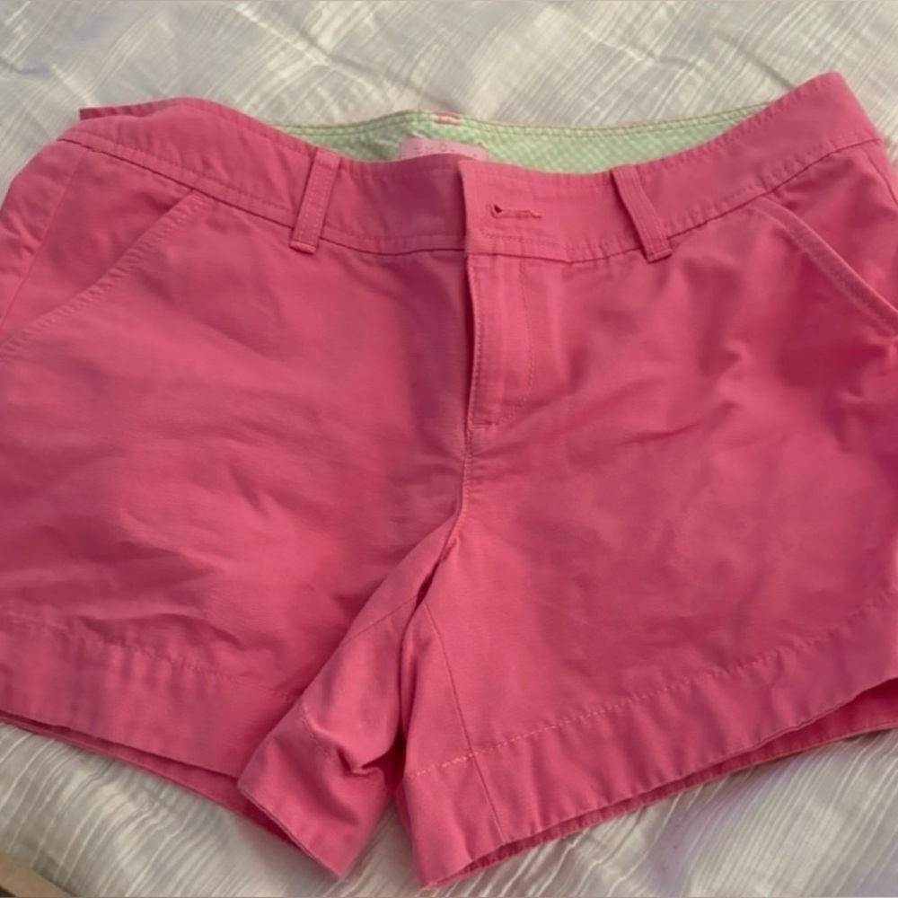 Lilly Pulitzer Shorts Women Size 10 Pink Pout Callahan Cotton
Palm Beach Casual